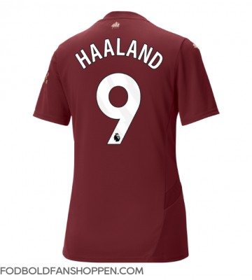 Manchester City Erling Haaland #9 Tredjetrøje Dame 2024-25 Kortærmet